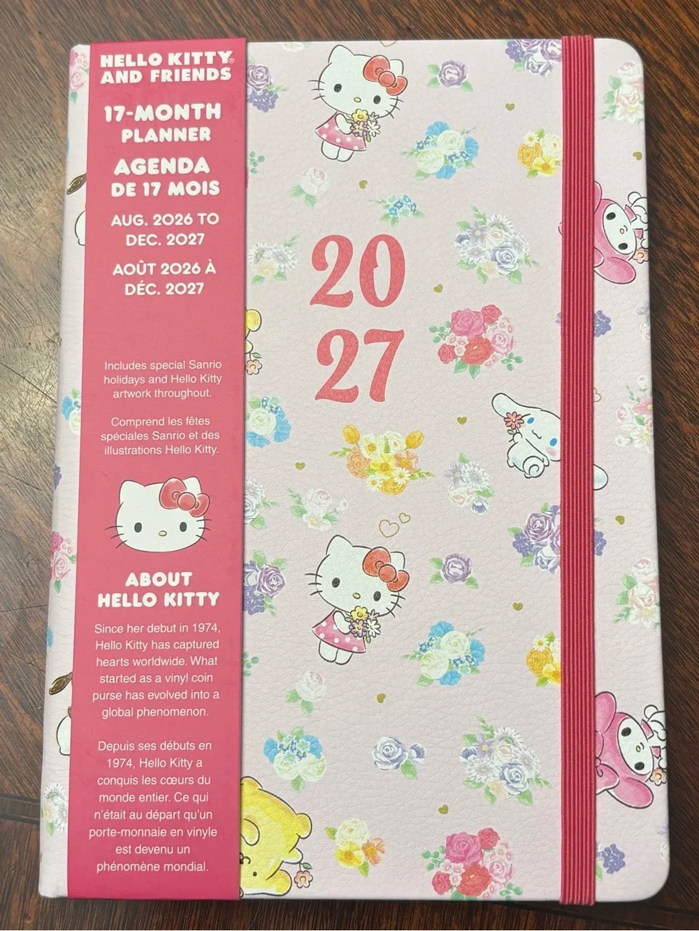 NB-2488 Sanrio Hello Kitty 2027 17-Month Planner Flex Cover 7.5x10